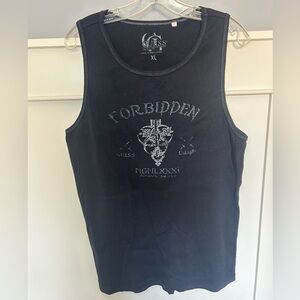 Vintage Guess "Forbidden" cross tank top